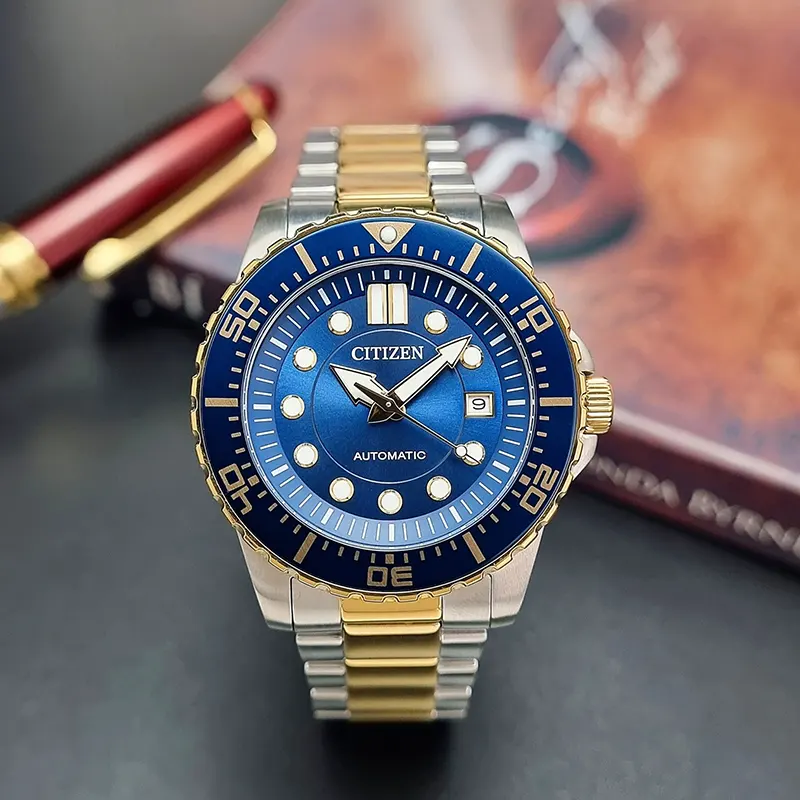 Citizen Blue Dial Modern Design Men's Watch- NJ0174-82L